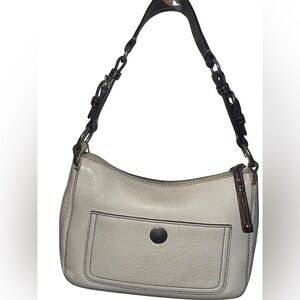 COACH Chelsea Pebbled Leather Hobo Crossbody - Cream/Ivory - Excellent Condition